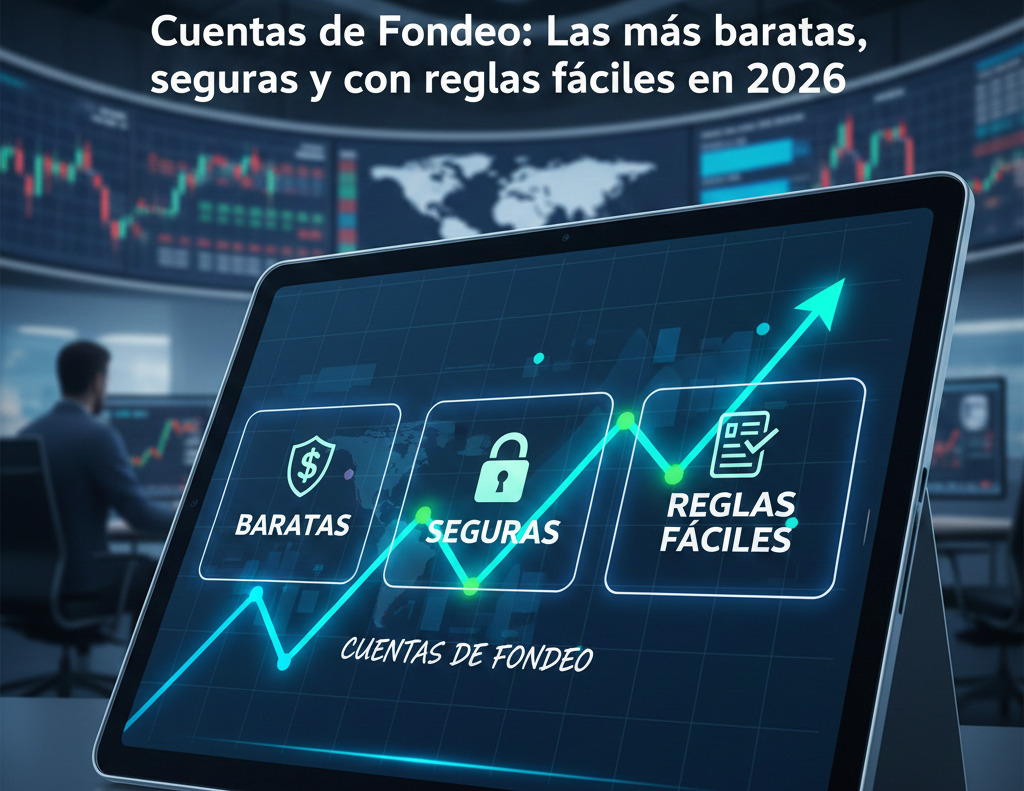 Cuentas de Fondeo: Las más baratas, seguras y con reglas fáciles en 2026