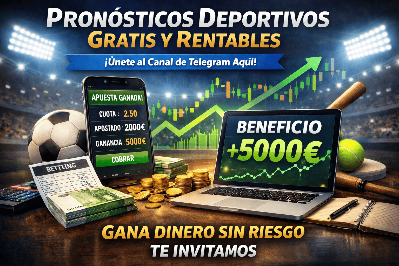 Pronósticos Deportivos Gratis y Rentables | Únete al Canal de Telegram Aquí