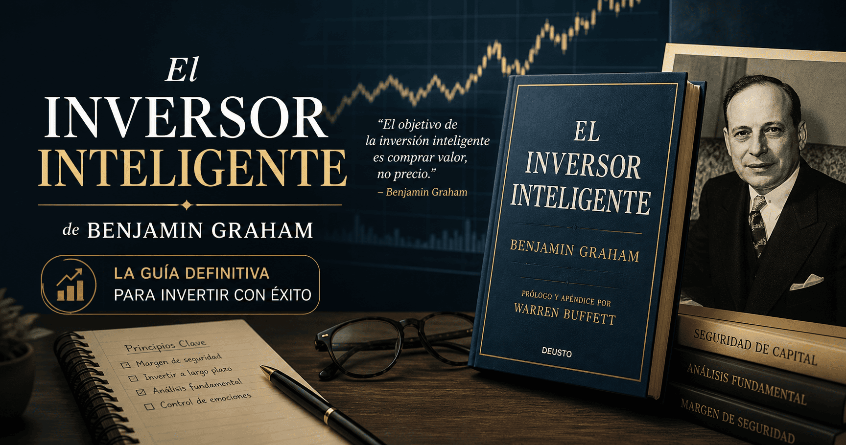 El Inversor Inteligente de Benjamin Graham: La Guía Definitiva para Invertir con Éxito