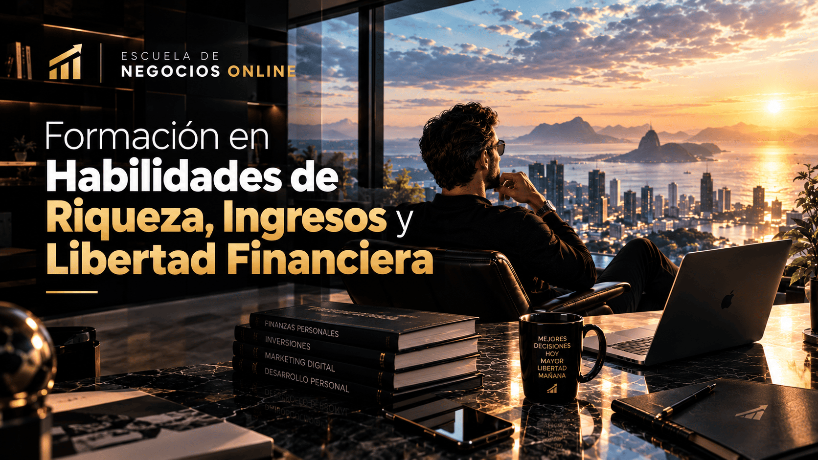 Escuela de Negocios Online – Formación en Habilidades de Riqueza, Ingresos y Libertad Financiera